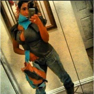 LeatherNeck wrap / hand made leather cross